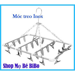 MÓC CHÙM INOX KHÔNG RỈ 30 KẸP, MÓC CAO CẤP BỀN ĐẸP