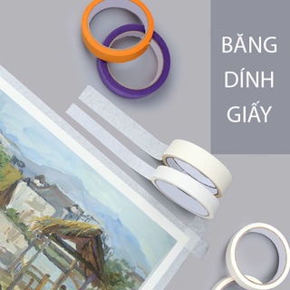 [RẺ NHẤT] Băng dính/ băng keo giấy cố định giấy vẽ