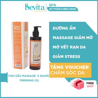 Tinh dầu massage giảm mỡ Mediworld S Shape Firmming Oil 200ml, tinh dầu cho body -  Bevita