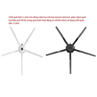 Chổi quét bên roborock silicon x2 cái S60S61S5 MaxS6 pure