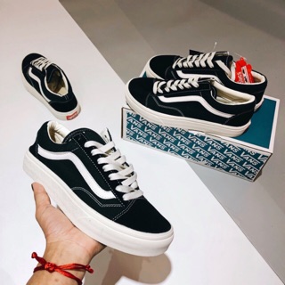 GIÀY VANS VAUL LOT DA THẬT SC [ FREESHIP + BOX ]