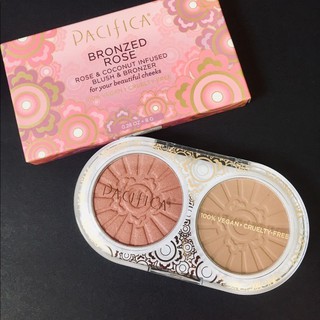 BỘ ĐÔI PHẤN MÁ HỒNG VÀ TẠO KHỐI PACIFICA BRONZED ROSE BLUSH BRONZER 8G NHẬP KHẨU CHÍNH HÃNG - 4233