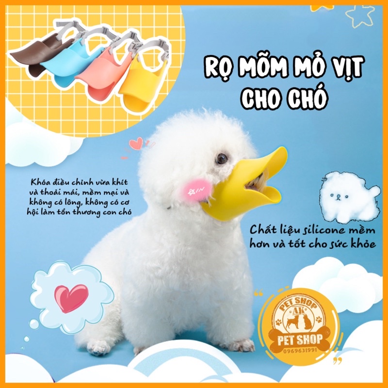 Rọ mõm mỏ vịt cho chó
