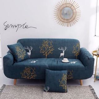VẢI BỌC GHẾ SOFA hoạ tiết hươu rừng cho ghế sofa L sofa 1,2,3,4 chỗ