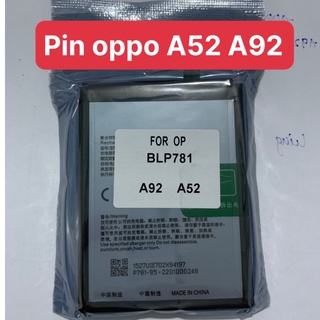 pin oppo A52 / oppo A92 / BLP781 / pin zin 5000mAh