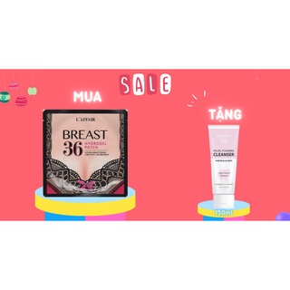 Cặp miếng dán nở ngực, săn chắc, chống chảy xệ Rainbow L'affair Breast 36 Hydrogel Patch 18g