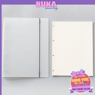 Binder Sổ còng A4 4 còng bìa sổ còng nhựa collect book đựng ảnh Buka
