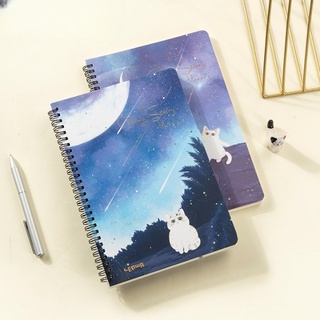 Sổ lò xo A5 STAR SKY. Sổ tay ghi chép 136 trang thích hợp làm bullet journal, planner