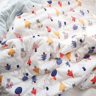 Chăn cotton trần bông Hello Baby