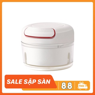 Dụng Cụ Xay Tỏi Ớt, Thịt Kéo Tay Mini Food Chopper Siêu Tiện Lợi, Đa Năng