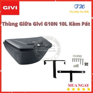 Combo Thùng Giữa Givi G10N 10L Kèm Pát Gắn Cho Xe Honda Dream
