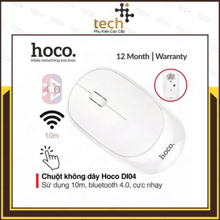 Chuột Không Dây Hoco DI04 ✔Bluetooth 4.0 ✔Kết Nối 10m ✔Trọng Lượng Nhẹ ✔Click Chuột Nhạy - Bảo Hành 12 Tháng