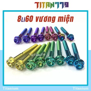 (74) Ốc Titan Gr5 XỊN 8ly 8ly60 8li6 8li60 Vương Miện bắt gác chân xe Sonic Winner, bắt tăng sên âm