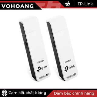 Bộ 2 USB thu sóng Wifi TP-Link 821N (Trắng)