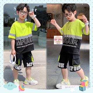Bộ đồ thun bé trai năng động 24-52kg. Quần áo trẻ em 5-14 tuổi