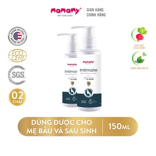 Dung dịch vệ sinh phụ nữ Mamamy 150ml/chai - Combo 2 chai