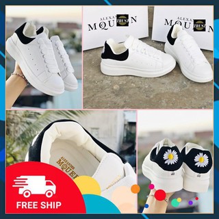 [Box hãng + Bill] Giày mcqueen hoa cúc hot trent cho nam nữ