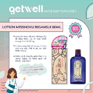 Nước Hoa Hồng Cải Thiện Mụn Lotion Meishoku Bigansui Medicated Skin 90ml