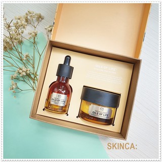 (Mẫu mới 2021) Set dầu dưỡng The Body Shop Oils Of Life Radient Skin Kit
