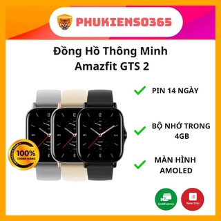 Đồng Hồ Thông Minh Amazfit GTS 2 - bộ nhớ 4GB nghe nhạc, đàm thoại, GPS độc lập - BH 12TH DGW