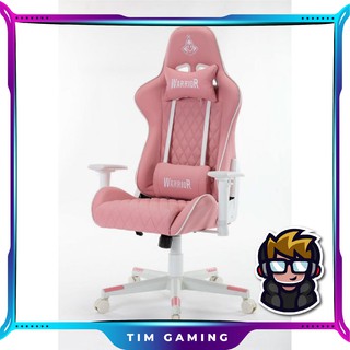 Ghế Gaming Warrior Raider Series - WGC206 - White/Pink
