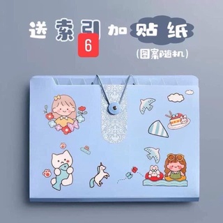 Túi Đựng Tài Liệu Hồ Sơ Khổ A4 Nhiều Ngăn Tiện Dụng Cho Học Sinh đựng tối đa 120 tờ