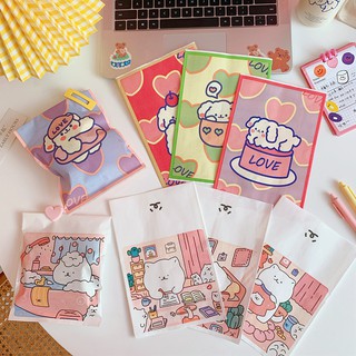 Túi Giấy Đựng Quà, Đồ Mini Hình Gấu Đáng Yêu và Poodle Cưng