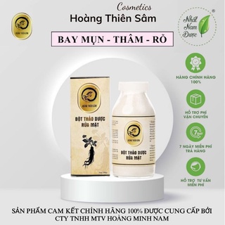 Bột Rửa Mặt Thảo Dược Hoàng Thiên Sâm 100g Thúc đẩy nhanh quá trình tái tạo da giúp kiềm dầu