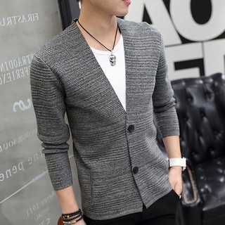 Áo khoác cardigan nam len dệt kim phong cách Hàn Quốc - AK1813