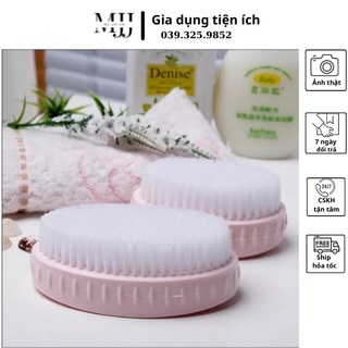 Bàn chải cọ rửa vệ sinh nhà bếp, phòng tắm, chà chân, chà quần áo đa năng hình thỏ màu hồng
