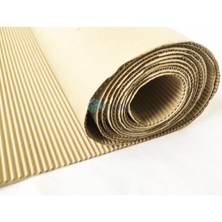 Bìa carton cuộn giấy chèn 2 lớp - Sóng A [D10mxR1m2] đóng gói đa năng chống trầy xước, làm đồ chơi handmade