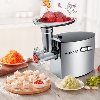 Máy làm xúc xích [Đại lý Chính Hãng] SOKANY 091 Xay thịt tự động đa chức năng 2500W
