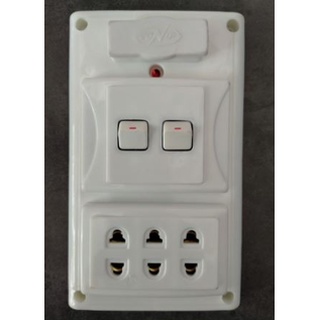 Bảng điện Táp lô giả âm 1,2,3 công tắc CONIP- hàng VN chất lượng cao