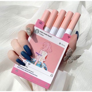 Son kem lì ♥️FREESHIP♥️  Set 5 son Cô Gái Meyoco Retro Matte Liquidcô Full màu, hàng chính hãng nội địa trung
