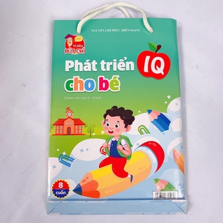 Bộ 8q phát triển IQ cho bé từ 2-6 tuổi (kèm túi đựng)