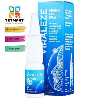 Xịt mũi Viraleze kháng, bất hoạt Covid chính hãng nhập khẩu Bỉ - Chai 10ml