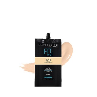 Kem Nền Mịn Lì Maybelline Fit Me Matte Poreless Foundation Màu 120 Classic Ivory