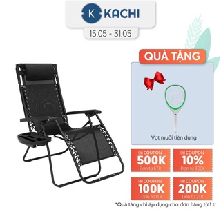 Ghế xếp có khay để ly thông minh Kachi MK116