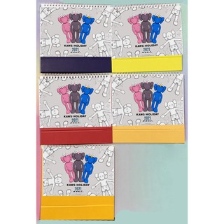 Lịch để bàn 2022 kaws size lớn LB34 17x21cm