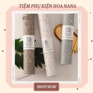 [Cuộn 50cm*4.5m] Lưới Voan Sao Gói Hoa, Chất Liệu Dày Dặn, Màu Sắc Đa Dạng