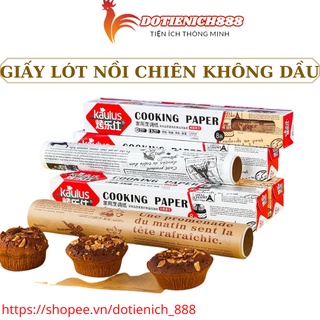 Giấy lót nồi chiên không dầu nướng gà nướng thịt , Giấy nến nướng bánh chống dính dài 8m
