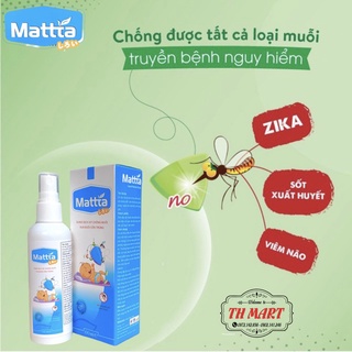 Xịt Chống Muỗi, Tinh Dầu Thảo Dược Đuổi Côn Trùng Matta Cho Bé Và Người Lớn Suốt 8h ( Chai 100ml )