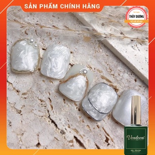 Sơn gel Vendeeni chính hãng hiệu ứng ngọc trai trắng 15ml