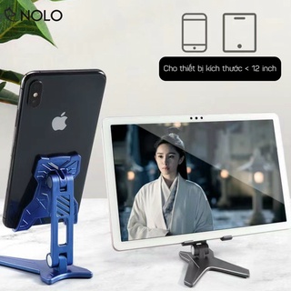 Giá Đỡ Điện Thoại Máy Tính Bảng Kiểu Dáng Robot RB12 Dưới 12inch Chất Liệu Nhựa ABS Xoay 90 Độ