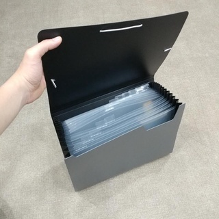 Bìa Cặp 12 Ngăn Stacom D207 Có Namecard