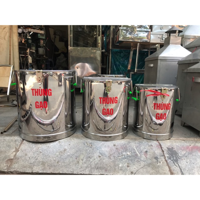 Thùng Gạo Inox