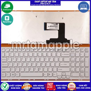 (KEYBOARD) BÀN PHÍM LAPTOP SONY EL dùng cho VPCEL VPCEH (GẮN MÁY NHẬT, 3 LỖ ỐC)