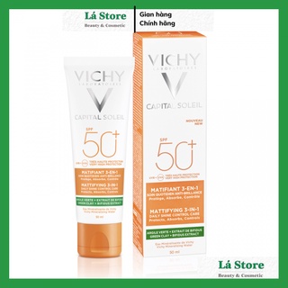 Kem Chống Nắng Vichy Capital Soleil Anti Shine SPF 50+ 50ml Mẫu Mới