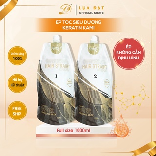 [Giá salon] Thuốc Duỗi Tóc Siêu Dưỡng Keratin KAMI Chính Hãng - ép phục hồi tại nhà và salon (Size lớn)