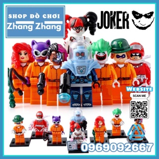 Đồ chơi Xếp hình Joker Poison Ivy - Cat Woman - Calendar Man - Two Face - Harley Quinn Riddler Minifigures Xinh X0150